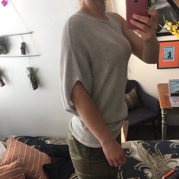 Volcom Grey Asymmetrical Knit Sz XS - Picture 5 of 7